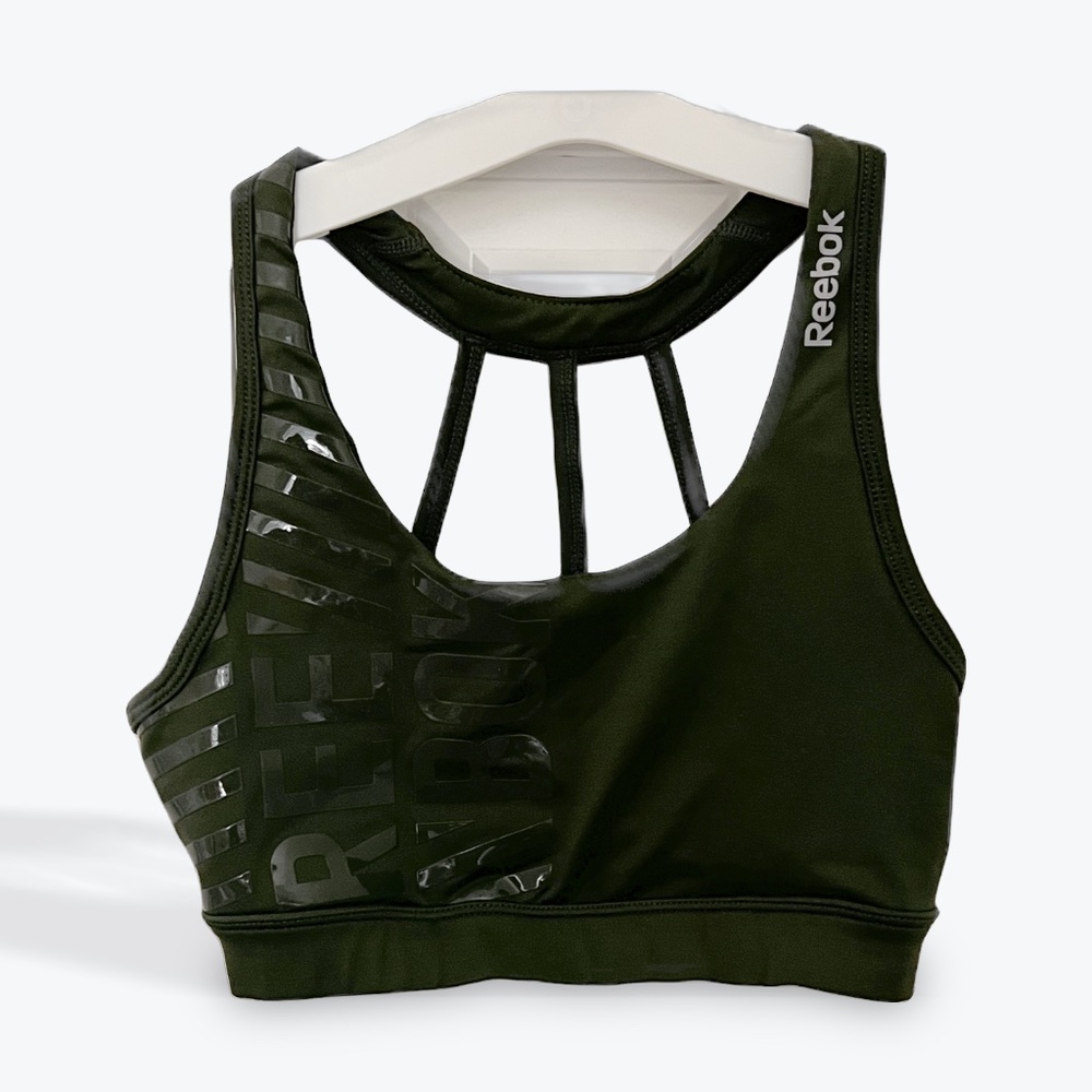 Reebok - Olive Green Women's Sports Bra - XS